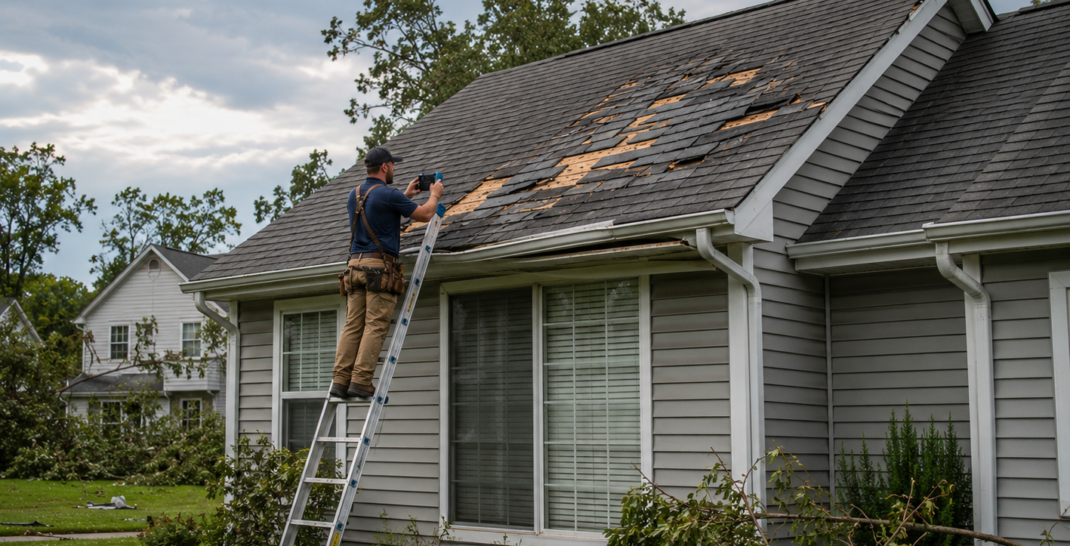 Storm Damage Roof Inspectio
