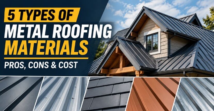 Types of Metal Roofing Materials