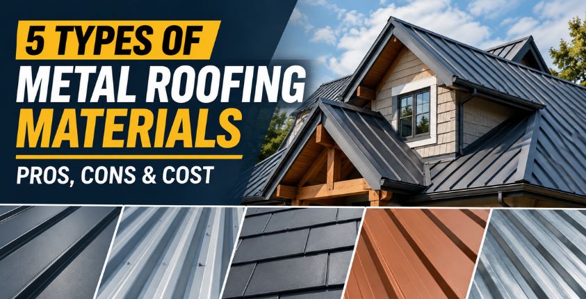 Types of Metal Roofing Materials